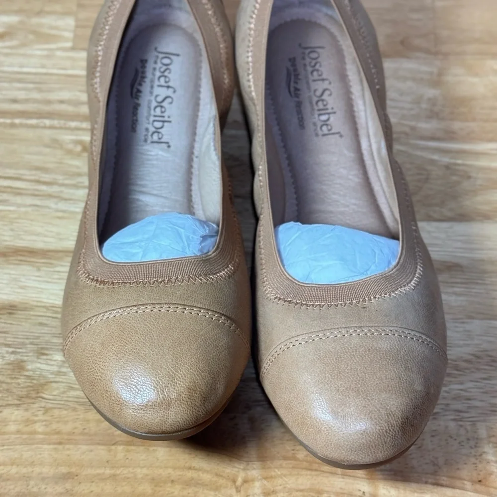 Josef Seibel Pippa 07 Tan Ballet Flats nwot - Picture 2 of 6